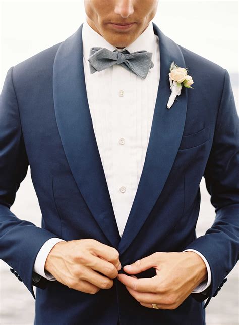 blue suit navy tie